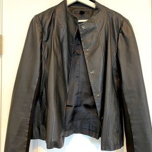 Kenneth Cole black soft light leather jacket